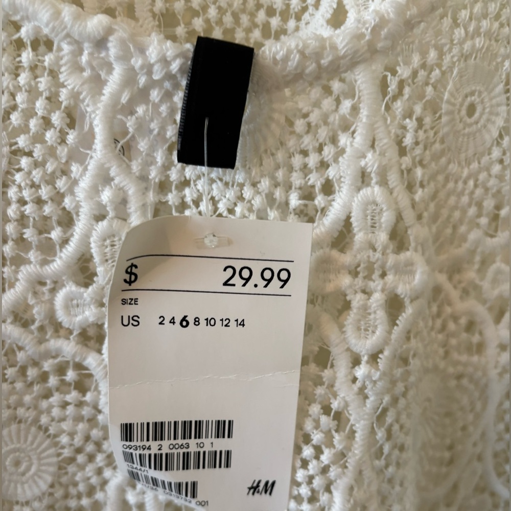 H&M Chrochet beach coverup